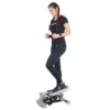 Stepper Active avec amortisseurs hydrauliques et élastiques de résistance en caoutchouc amovibles - Entraînement home-gym