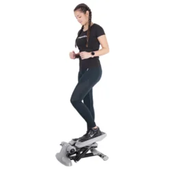 Stepper Active avec amortisseurs hydrauliques et élastiques de résistance en caoutchouc amovibles - Entraînement home-gym