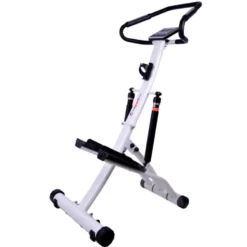 Stepper Bailar avec cadre robuste et amortisseurs hydrauliques pour training endurance - Roues de transport