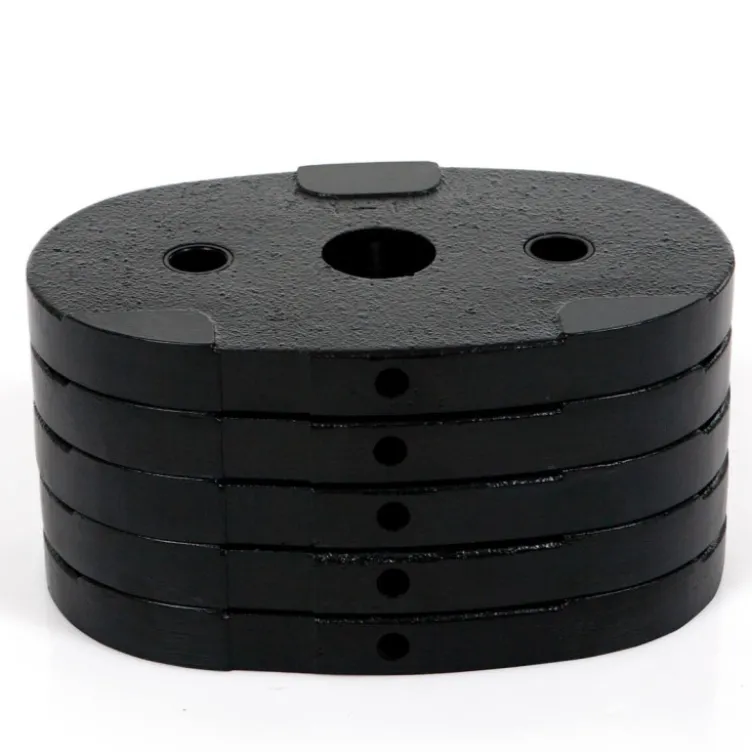 Supplément de poids pour appareil à charge guidée avec colonne : 5 x 4,5 kg
