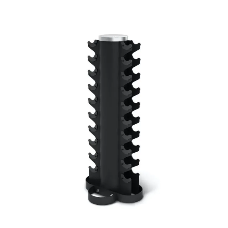 Support cylindrique pour 10 paires d'haltères de musculation - 1 à 10 kg