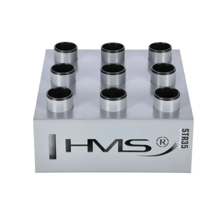 Support de rangement au sol pour barres de musculation olympiques 50 mm - Rangement vertical pour 9 Barres