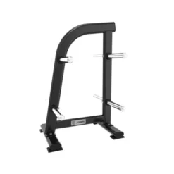 Support de rangement avec 8 tiges de stockage pour disques de poids olympiques - Titanium Strength Black Séries