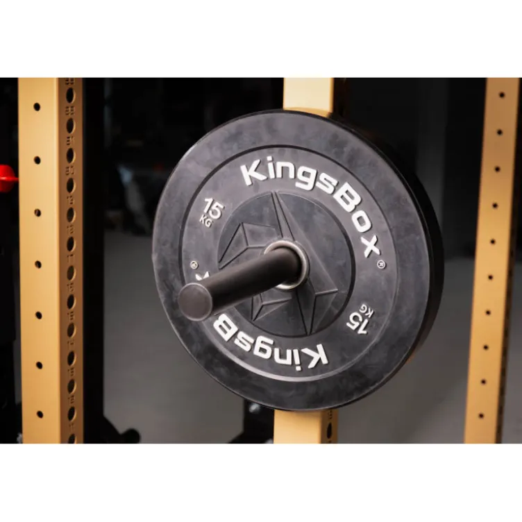 Support de rangement Kingsbox version Mighty pour disques de poids olympique avec pin-bolt