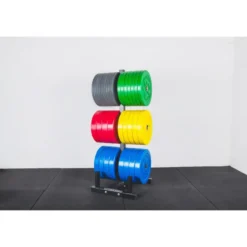 Support de rangement pour disques et barres olympiques capacité de chargement 500 kg