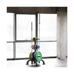 Support de rangement pour disques de poids et barres olympiques - 300 kg maximum