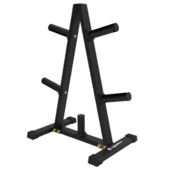 Support de rangement 5 tiges pour disques de poids olympiques - Capacité de charge 250 kg