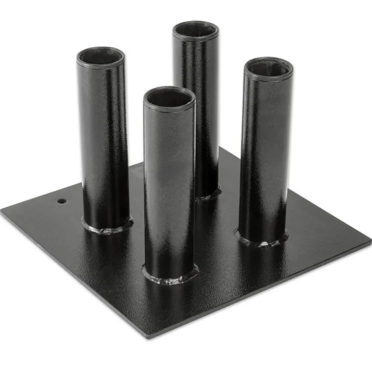 Support de rangement vertical pour 4 barres olympiques