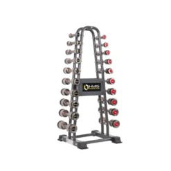 Support de stockage avec 10 crochets pour haltères - Capacité de charge maximale 200 kg
