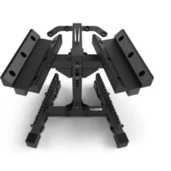 Support de stockage pour haltères Octa Dumbells ATX avec hauteur ajustable et 36 supports pour plaques de poids en acier