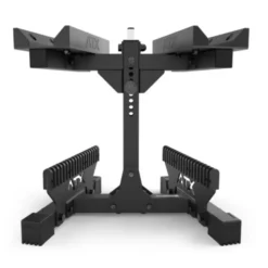 Support de stockage pour haltères Octa Dumbells ATX avec hauteur ajustable et 36 supports pour plaques de poids en acier