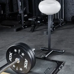 Support de stockage pour magnésie en forme de boule avec pieds en acier stable pour salle de sport