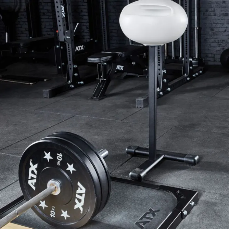 Support de stockage pour magnésie en forme de boule avec pieds en acier stable pour salle de sport