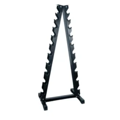 Support de stockage vertical pour 10 paires d'haltères max 350 kg - Rack de rangement professionnel pour haltères