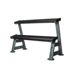 Support d'haltères à deux étagères extrêmement robustes - charge maximale de 250 kg