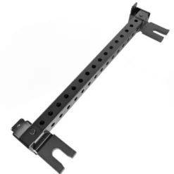 Support horizontal de rangement à fixation murale ATX avec crochets pour accessoires de musculation et barres de musculation