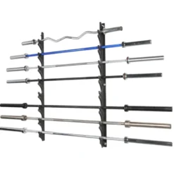 Support mural de stockage pour barres olympiques - Limite de poids 200 kg