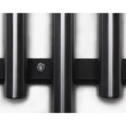 Support mural vertical pour rangement de 6 barres olympiques
