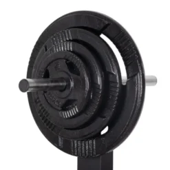 Support pour disques de poids 30 mm et Barres de musculation x 4 – Rack de rangement professionnel jusqu’à 350 kg