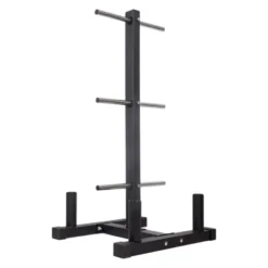 Support pour disques de poids 30 mm et Barres de musculation x 4 – Rack de rangement professionnel jusqu’à 350 kg