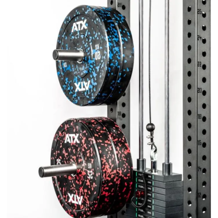 Support pour disques de poids olympiques 50 mm - 1 paire ATX fitness compatibles plateforme de musculation