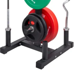 Support pour disques et barres de musculation 50 mm - Rack de rangement olympique Max 350 kg pour salle de sport et home gym