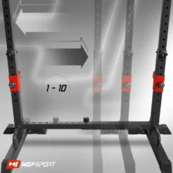 Support pour haltères multiréglable à capacité de charge 250kg