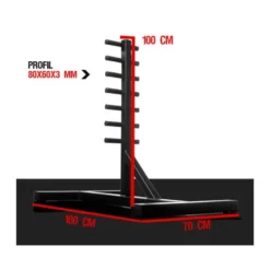Support pour inclinaison banc de musculation et training des abdominaux pour salle de sport professionnelle