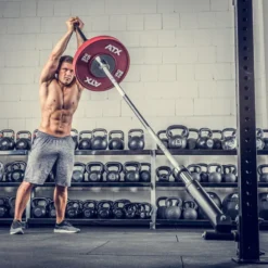 Support rowing T-Bar olympique pour cages de crossfit et racks à squat - ATX Universal Core trainer
