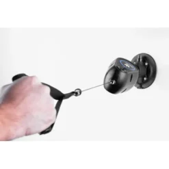 Système de poulie à fixation murale avec 3 niveaux de résistance pour salle de sport à domicile