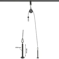 Système de Poulie à fixation rapide pour entraînement du dos et des triceps en Home gym - ATX Câble Pulley