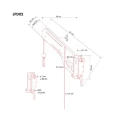 Système de tirage universel pour racks à charge guidée - Système de poulie suspendue à capacité de charge 120 kg