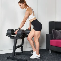 Système d'haltères ATX à charges réglables Nuobell compactes de 2 à 32 kg - Incrémentation de 2 en 2