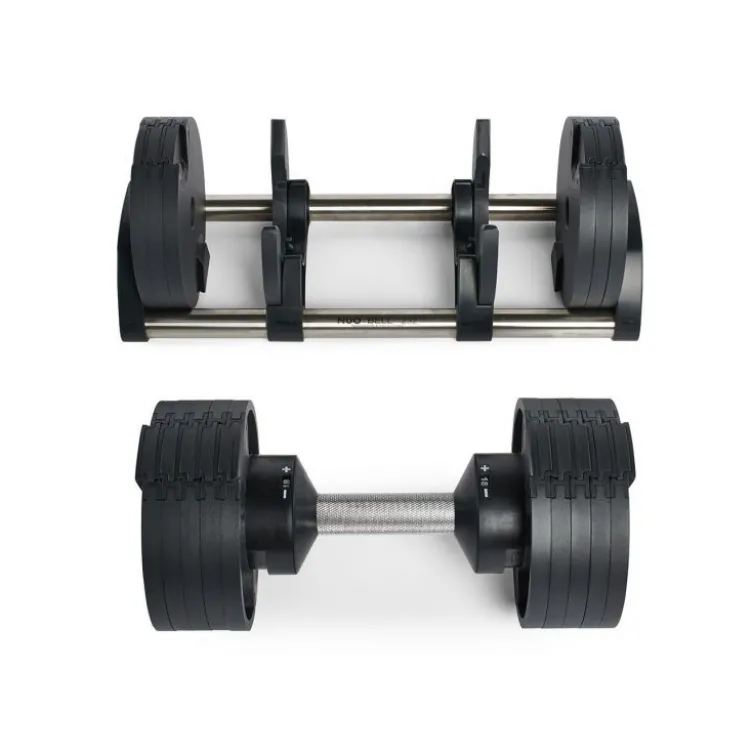 Système d'haltères à charges réglables Nuobells compactes de 2 à 32 kg - Incrémentation de 4 en 4