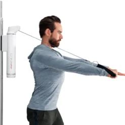 Système à poulie mural avec 6 réglages de 3 à 16 kg - Exercices en home- gym et appartement