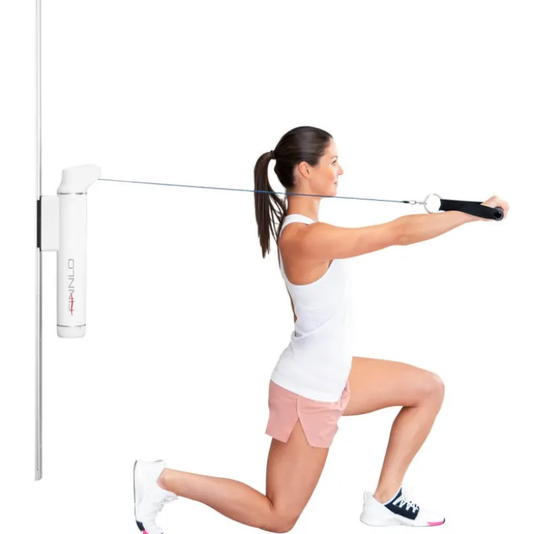 Système à poulie mural avec 6 réglages de 3 à 16 kg - Exercices en home- gym et appartement