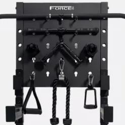 Tableau de rangement Force USA avec 15 ancres de fixation pour le stockage des accessoires de musculation et poignées de tirage