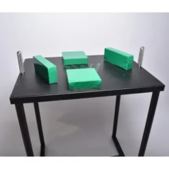 Table de bras de fer officielle en acier - Plateau avec supports en caoutchouc