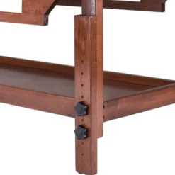Table de massage professionnelle à hauteur réglable avec double appui-tête - Revêtement résistant à l'eau et à l'huile