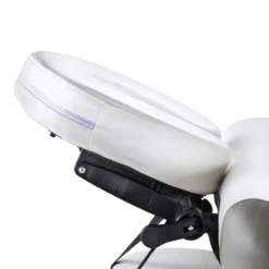 Table de massage professionnelle à hauteur réglable avec double appui-tête - Revêtement résistant à l'eau et à l'huile