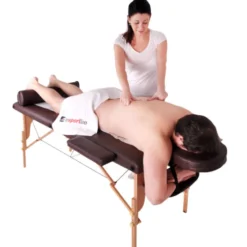 Table de massothérapie sportive pour le massage des muscles avec hauteur ajustable - Table confortable pour professionnels