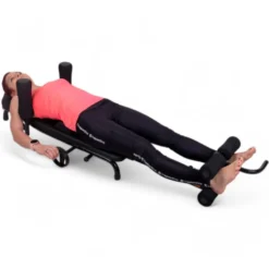 Table de traction pliable et ajustable pour le soulagement des douleurs dorsales - Étirement musculaire