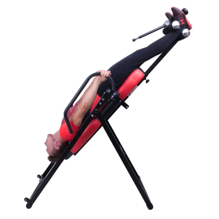Table d'inversion avec fonction chauffage et vibration pour le dos - Musculation