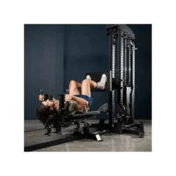 Tandem Tower Force USA - Tour de musculation à poulies double 90,7 kg avec 2 rapports de force