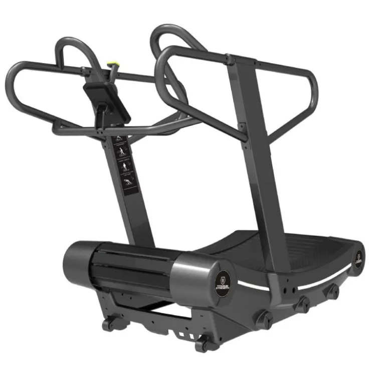 Tapis de cardio incurvé Titanium Strength CURVED-RS avec résistance magnétique réglable - Sans moteur