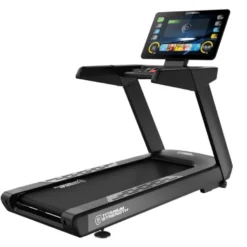 Tapis de course avec écran LED et vitesse ajustable de 1 à 22 km/h - Tapis de cardio certifié CE avec 12 inclinaisons Titanium
