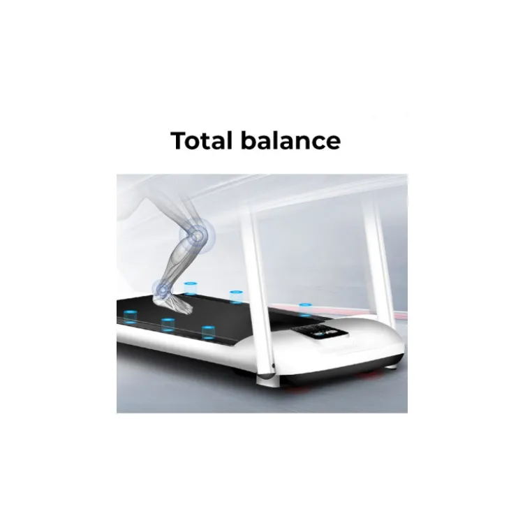 Tapis de course avec moteur silencieux pour trainings cardio - Pliable facilement