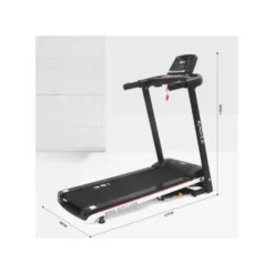 Tapis de course haute qualité avec écran LCD multifonctions pour homegym