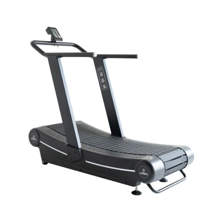 Tapis de course incurvé auto-propulsé de qualité professionnelle - 150 000 km d'autonomie Titanium Strength