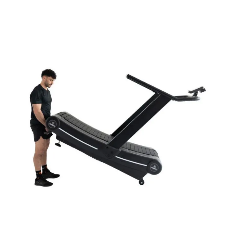 Tapis de course incurvé auto-propulsé de qualité professionnelle - 150 000 km d'autonomie Titanium Strength